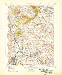 Flemington New Jersey Historical topographic map, 1:31680 scale, 7.5 X 7.5 Minute, Year 1943
