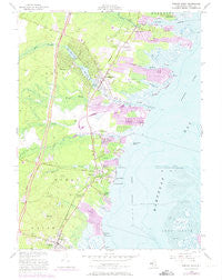 Forked River New Jersey Historical topographic map, 1:24000 scale, 7.5 X 7.5 Minute, Year 1953