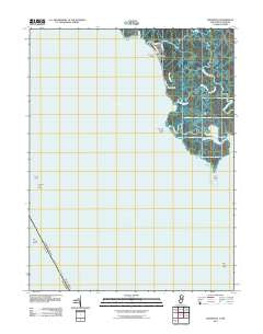 Fortescue New Jersey Historical topographic map, 1:24000 scale, 7.5 X 7.5 Minute, Year 2011