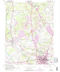Freehold New Jersey Historical topographic map, 1:24000 scale, 7.5 X 7.5 Minute, Year 1953