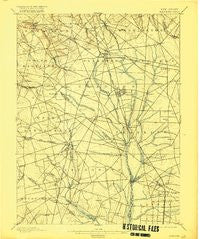 Glassboro New Jersey Historical topographic map, 1:62500 scale, 15 X 15 Minute, Year 1898