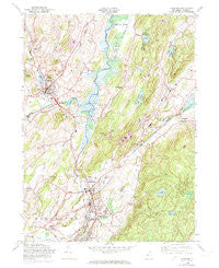 Hamburg New Jersey Historical topographic map, 1:24000 scale, 7.5 X 7.5 Minute, Year 1954