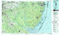 Hammonton New Jersey Historical topographic map, 1:100000 scale, 30 X 60 Minute, Year 1984