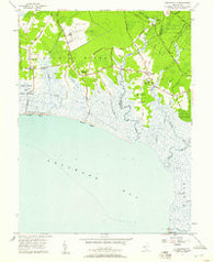Heislerville New Jersey Historical topographic map, 1:24000 scale, 7.5 X 7.5 Minute, Year 1957