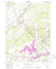 High Bridge New Jersey Historical topographic map, 1:24000 scale, 7.5 X 7.5 Minute, Year 1954