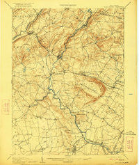 High Bridge New Jersey Historical topographic map, 1:62500 scale, 15 X 15 Minute, Year 1905