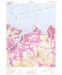 Keyport New Jersey Historical topographic map, 1:24000 scale, 7.5 X 7.5 Minute, Year 1954