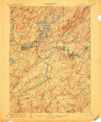 Lake Hopatcong New Jersey Historical topographic map, 1:62500 scale, 15 X 15 Minute, Year 1905