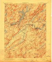 Lake Hopatcong New Jersey Historical topographic map, 1:62500 scale, 15 X 15 Minute, Year 1905