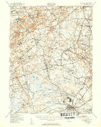 Lakehurst New Jersey Historical topographic map, 1:62500 scale, 15 X 15 Minute, Year 1948