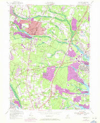 Lakewood New Jersey Historical topographic map, 1:24000 scale, 7.5 X 7.5 Minute, Year 1954