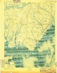 Little Egg Harbor New Jersey Historical topographic map, 1:62500 scale, 15 X 15 Minute, Year 1893