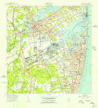 Long Branch New Jersey Historical topographic map, 1:24000 scale, 7.5 X 7.5 Minute, Year 1954