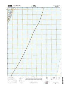 Long Beach NE New Jersey Current topographic map, 1:24000 scale, 7.5 X 7.5 Minute, Year 2016