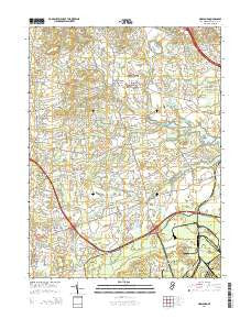 Marlboro New Jersey Historical topographic map, 1:24000 scale, 7.5 X 7.5 Minute, Year 2014