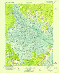 Marmora New Jersey Historical topographic map, 1:24000 scale, 7.5 X 7.5 Minute, Year 1952