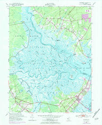 Marmora New Jersey Historical topographic map, 1:24000 scale, 7.5 X 7.5 Minute, Year 1952