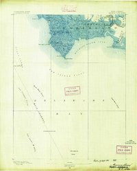 Maurice Cove New Jersey Historical topographic map, 1:62500 scale, 15 X 15 Minute, Year 1890