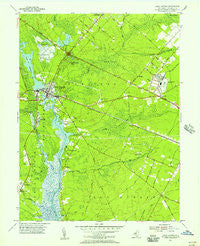 Mays Landing New Jersey Historical topographic map, 1:24000 scale, 7.5 X 7.5 Minute, Year 1955