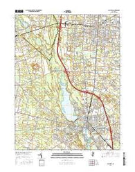 Millville New Jersey Current topographic map, 1:24000 scale, 7.5 X 7.5 Minute, Year 2016