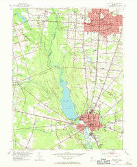 Millville New Jersey Historical topographic map, 1:24000 scale, 7.5 X 7.5 Minute, Year 1953