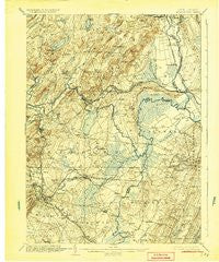 Morristown New Jersey Historical topographic map, 1:62500 scale, 15 X 15 Minute, Year 1906