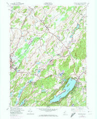 Newton East New Jersey Historical topographic map, 1:24000 scale, 7.5 X 7.5 Minute, Year 1954