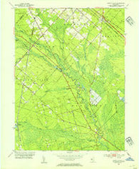 Newtonville New Jersey Historical topographic map, 1:24000 scale, 7.5 X 7.5 Minute, Year 1953