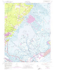 Oceanville New Jersey Historical topographic map, 1:24000 scale, 7.5 X 7.5 Minute, Year 1952