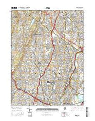 Orange New Jersey Current topographic map, 1:24000 scale, 7.5 X 7.5 Minute, Year 2016