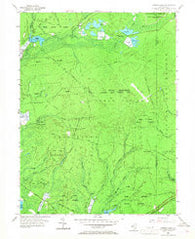 Oswego Lake New Jersey Historical topographic map, 1:24000 scale, 7.5 X 7.5 Minute, Year 1955