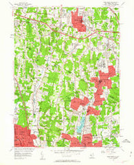 Park Ridge New Jersey Historical topographic map, 1:24000 scale, 7.5 X 7.5 Minute, Year 1955