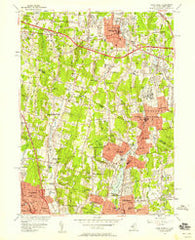 Park Ridge New Jersey Historical topographic map, 1:24000 scale, 7.5 X 7.5 Minute, Year 1955