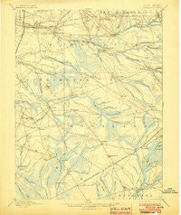 Pemberton New Jersey Historical topographic map, 1:62500 scale, 15 X 15 Minute, Year 1898