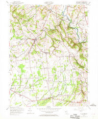 Pittstown New Jersey Historical topographic map, 1:24000 scale, 7.5 X 7.5 Minute, Year 1955