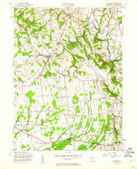 Pittstown New Jersey Historical topographic map, 1:24000 scale, 7.5 X 7.5 Minute, Year 1955