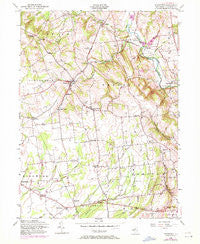 Pittstown New Jersey Historical topographic map, 1:24000 scale, 7.5 X 7.5 Minute, Year 1955