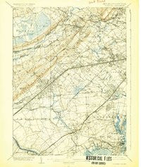 Plainfield New Jersey Historical topographic map, 1:62500 scale, 15 X 15 Minute, Year 1905