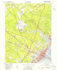 Pleasantville New Jersey Historical topographic map, 1:24000 scale, 7.5 X 7.5 Minute, Year 1952