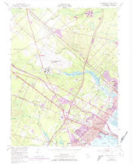 Pleasantville New Jersey Historical topographic map, 1:24000 scale, 7.5 X 7.5 Minute, Year 1952