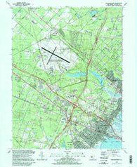 Pleasantville New Jersey Historical topographic map, 1:24000 scale, 7.5 X 7.5 Minute, Year 1994