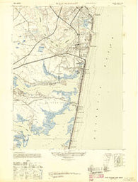 Point Pleasant New Jersey Historical topographic map, 1:24000 scale, 7.5 X 7.5 Minute, Year 1947