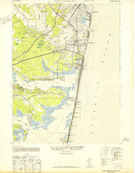 Point Pleasant New Jersey Historical topographic map, 1:24000 scale, 7.5 X 7.5 Minute, Year 1947
