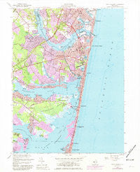 Point Pleasant New Jersey Historical topographic map, 1:24000 scale, 7.5 X 7.5 Minute, Year 1953