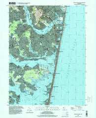 Point Pleasant New Jersey Historical topographic map, 1:24000 scale, 7.5 X 7.5 Minute, Year 1995