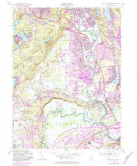 Pompton Plains New Jersey Historical topographic map, 1:24000 scale, 7.5 X 7.5 Minute, Year 1955