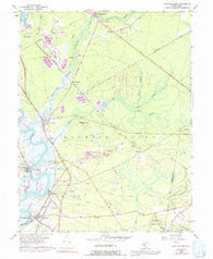 Port Elizabeth New Jersey Historical topographic map, 1:24000 scale, 7.5 X 7.5 Minute, Year 1956