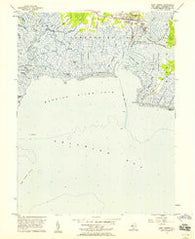 Port Norris New Jersey Historical topographic map, 1:24000 scale, 7.5 X 7.5 Minute, Year 1956