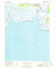 Port Norris New Jersey Historical topographic map, 1:24000 scale, 7.5 X 7.5 Minute, Year 1956
