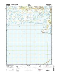 Port Norris New Jersey Historical topographic map, 1:24000 scale, 7.5 X 7.5 Minute, Year 2014